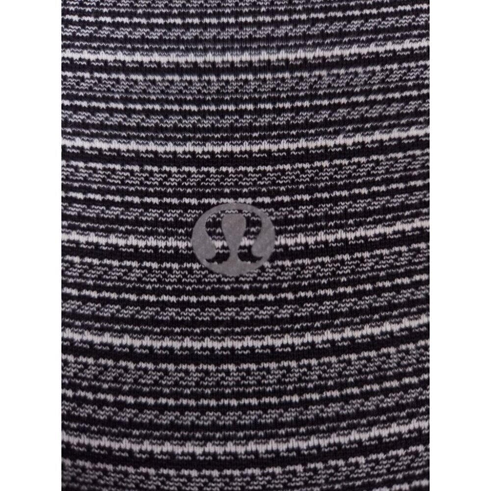 Lululemon High Times Pant Size 4 Textured Stripe Black Deep Coal THROWBACK! - Picture 5 of 13